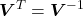 \boldsymbol{V}^T = \boldsymbol{V}^{-1}